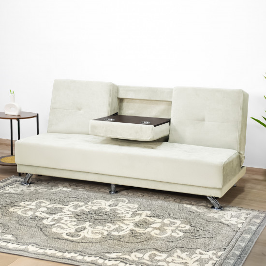 كنبة قابلة للتعديل الي سرير بطاولة مدمجة كنبة قابلة للتعديل الي سرير بطاولة مدمجة