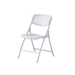 كرسي مفرد معدن وبلاستك قابل للسفط