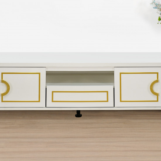 وحدة تلفزيون اوف وايت 180 سم وحدة تلفزيون اوف وايت 180 سم