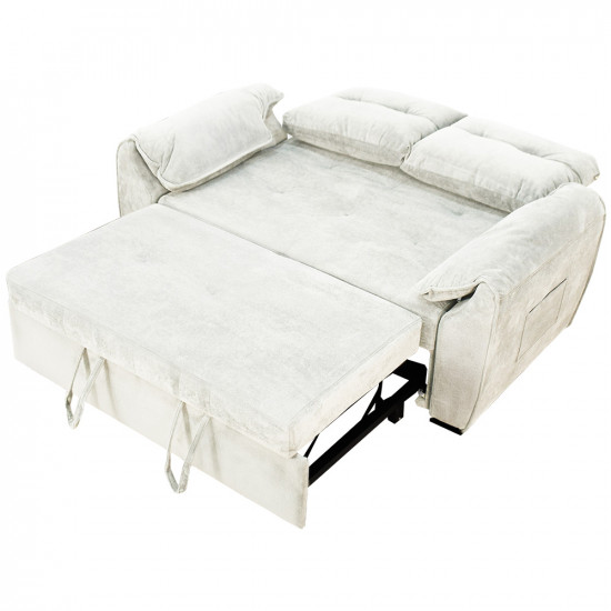 كنبة قابلة للتعديل إلى سرير بظهر مائل - اوف وايت كنبة قابلة للتعديل إلى سرير بظهر مائل - اوف وايت