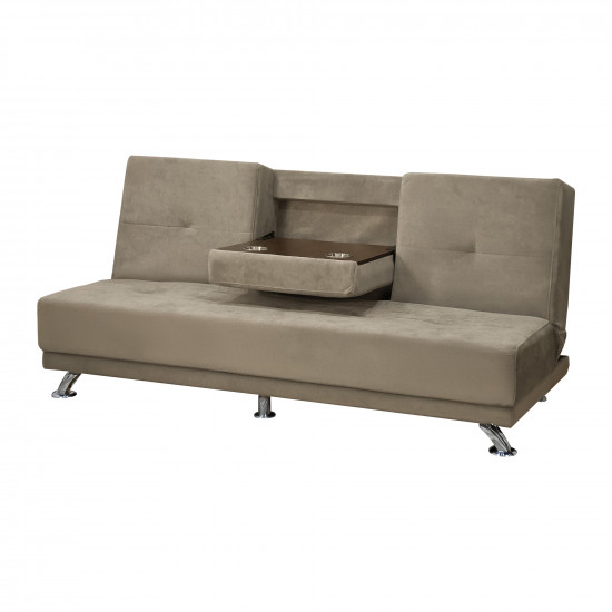 كنبة قابلة للتعديل الي سرير بطاولة مدمجة كنبة قابلة للتعديل الي سرير بطاولة مدمجة