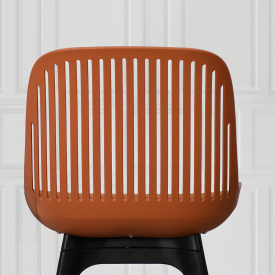 كرسي بلاستيك عصري مع مقعد جلد هافان كرسي بلاستيك عصري مع مقعد جلد هافان