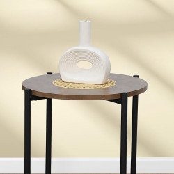 طاولة خدمة 2 دور مفرد بني