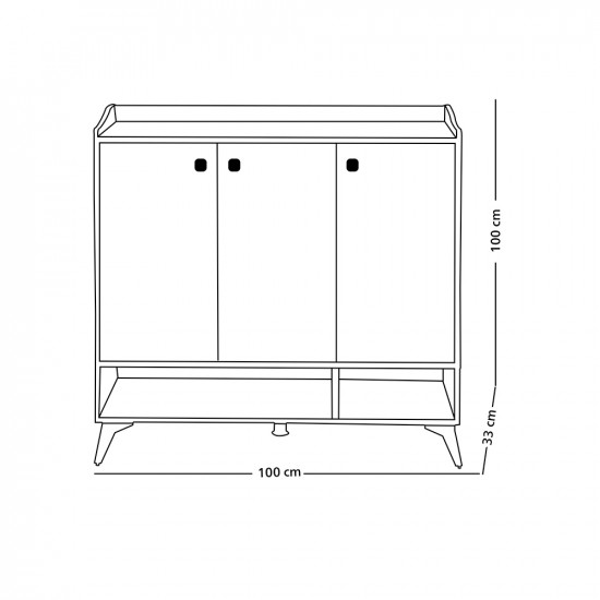دولاب متعدد الاستخدام 100*100 سم