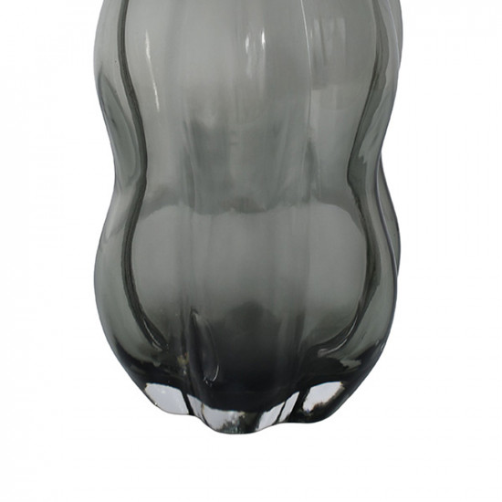 فازة ورد شفافة تصميم عصري رمادي فازة ورد شفافة تصميم عصري رمادي