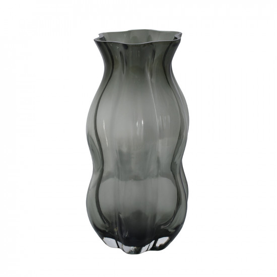 فازة ورد شفافة تصميم عصري رمادي فازة ورد شفافة تصميم عصري رمادي