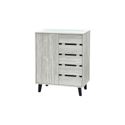 دولاب متعدد الاستخدام رمادي 95 سم دولاب متعدد الاستخدام رمادي 95 سم