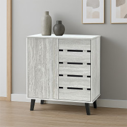 دولاب متعدد الاستخدام رمادي 95 سم دولاب متعدد الاستخدام رمادي 95 سم