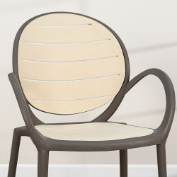 كرسي مفرد خارجي بلاستيك