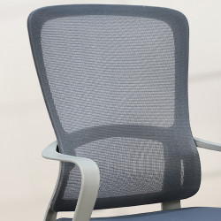 كرسي مكتب ثابت رمادي