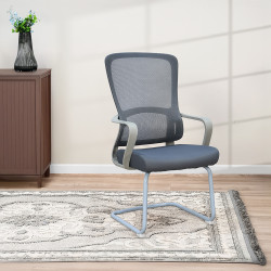 كرسي مكتب ثابت رمادي