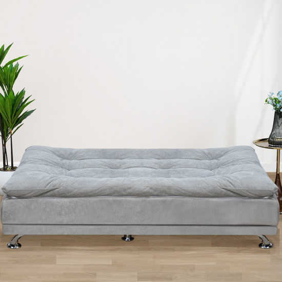 كنبة قابلة للتعديل إلى سرير رمادي كنبة قابلة للتعديل إلى سرير رمادي