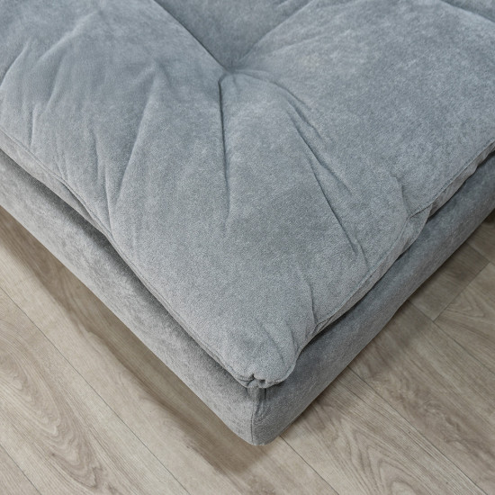 كنبة قابلة للتعديل إلى سرير رمادي كنبة قابلة للتعديل إلى سرير رمادي