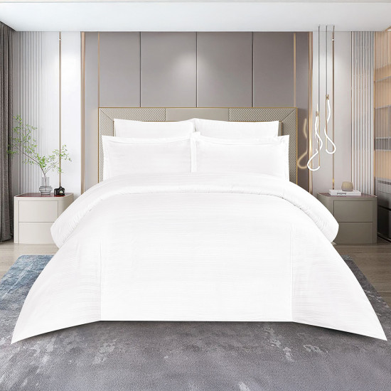 مفرش فندقي ميكروفايبر 5 قطع نفر مفرش فندقي ميكروفايبر 5 قطع نفر