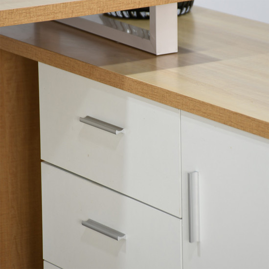 مكتب دراسي عصري من الخشب 75×140 سم مكتب دراسي عصري من الخشب 75×140 سم