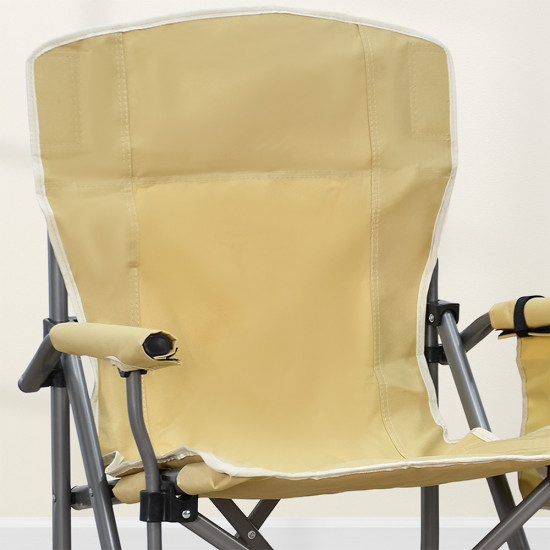 كرسي رحلات قابل للسفط من القماش والمعدن كرسي رحلات قابل للسفط من القماش والمعدن