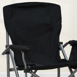 كرسي رحلات قابل للسفط من القماش والمعدن كرسي رحلات قابل للسفط من القماش والمعدن