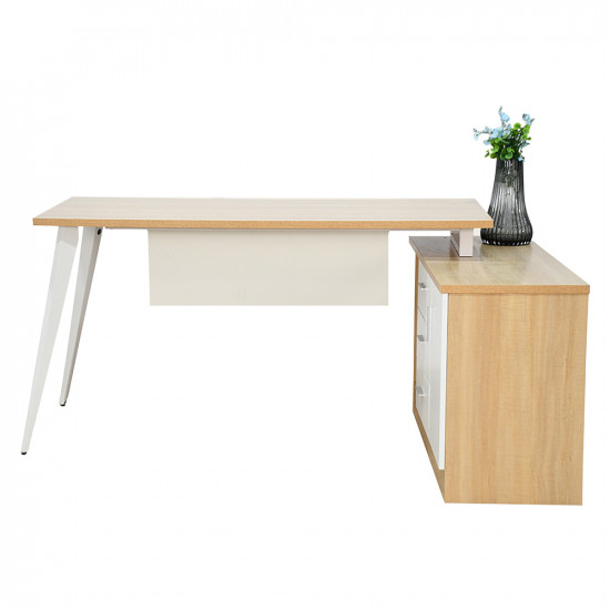 مكتب دراسي عصري من الخشب 75×140 سم مكتب دراسي عصري من الخشب 75×140 سم