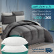 بكج دهران نفرين مفرش مزدوج مع 2 مخدة فوم ميموري بكج دهران نفرين مفرش مزدوج مع 2 مخدة فوم ميموري