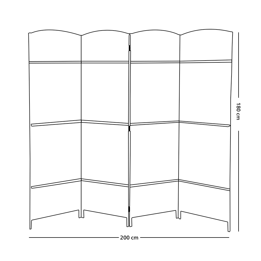 ستارة بارتشن خوص بيج غامق 180×200سم