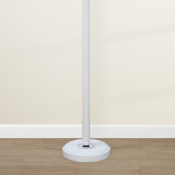 علاقة ملابس عصرية من المعدن أبيض 180 سم