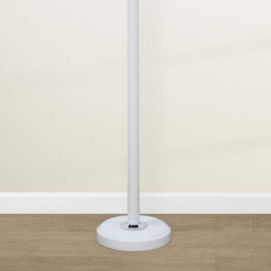 علاقة ملابس عصرية من المعدن أبيض 180 سم