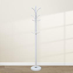 علاقة ملابس عصرية من المعدن أبيض 180 سم