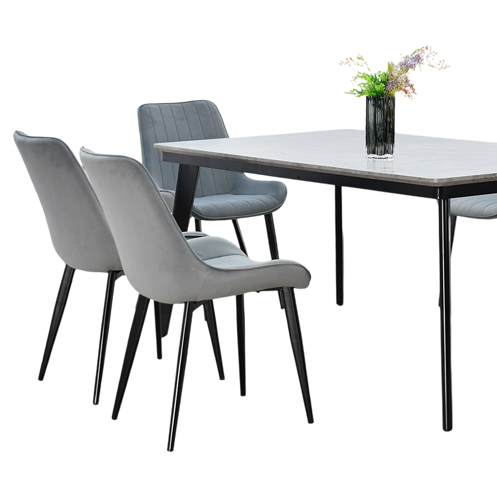 طاولة طعام مودرن خشب 6 كراسي