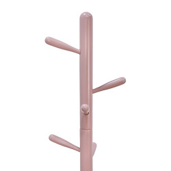 علاقة ملابس من الخشب وردي 180 سم