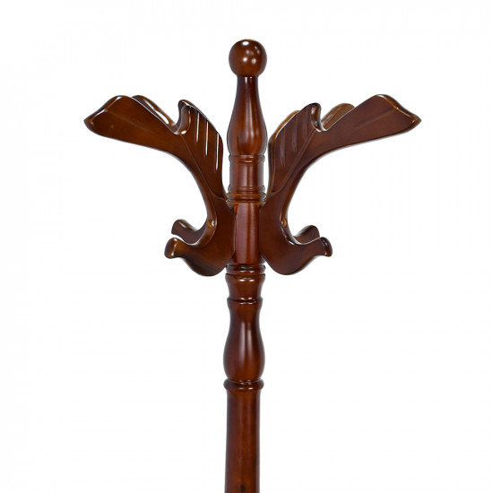 علاقة ملابس خشبية مودرن بني 185 سم علاقة ملابس خشبية مودرن بني 185 سم