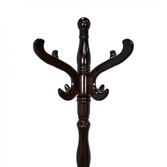 علاقة ملابس خشبية مودرن بني 190 سم