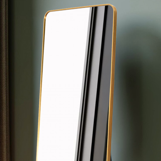 مرآة استاند عصرية بإطار ذهبي 170×60 سم مرآة استاند عصرية بإطار ذهبي 170×60 سم