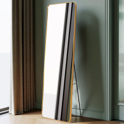 مرآة استاند عصرية بإطار ذهبي 170×60 سم مرآة استاند عصرية بإطار ذهبي 170×60 سم