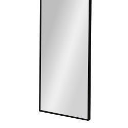 مرآة حائط بإطار أسود 55×195سم مرآة حائط بإطار أسود 55×195سم