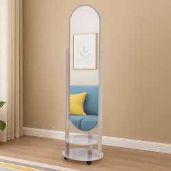 مرآة متحركة عصرية مع أرفف تخزين كافيه مرآة متحركة عصرية مع أرفف تخزين كافيه