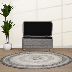 صندوق سجاد عصري بقماش بوكليه كافيه صندوق سجاد عصري بقماش بوكليه كافيه