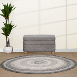 صندوق سجاد عصري بقماش بوكليه كافيه صندوق سجاد عصري بقماش بوكليه كافيه