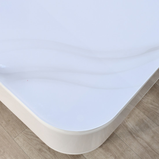 طاولة قهوة مفردة سطح سيراميك 130 سم