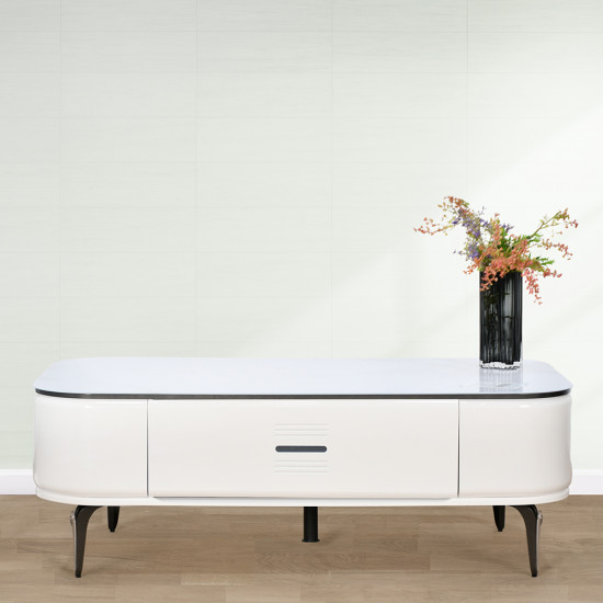 طاولة قهوة مفردة سطح سيراميك 130 سم