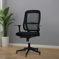 كرسي مكتب دوار أسود