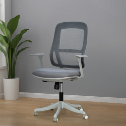 كرسي مكتب دوار رمادي