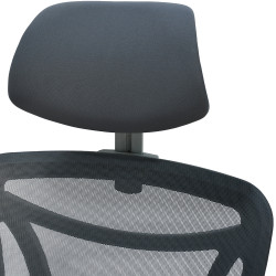 كرسي مكتب دوار رمادي