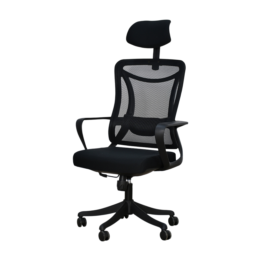 كرسي مكتب دوار أسود