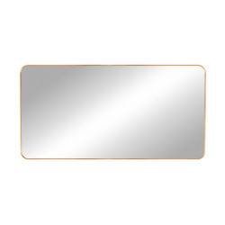 مرآة ديكور حائط بإطار ذهبي 70×140 سم