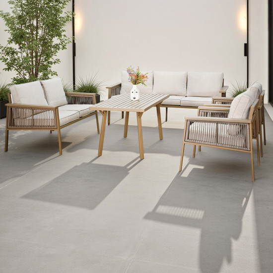 جلسة حديقة 7 مقاعد و طاولة بيج