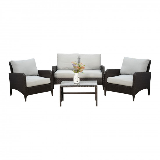 جلسة حديقة 4 مقاعد وطاولة