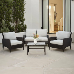 جلسة حديقة 4 مقاعد وطاولة