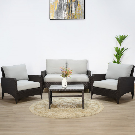 جلسة حديقة 4 مقاعد وطاولة