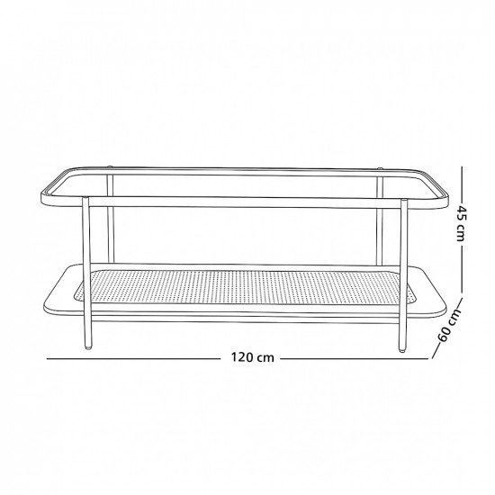 طاولة خدمة مفردة 2 دور سطح زجاجي رمادي طاولة خدمة مفردة 2 دور سطح زجاجي رمادي
