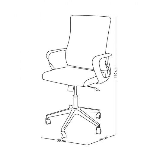 كرسي مكتب دوار أسود 50 سم كرسي مكتب دوار أسود 50 سم